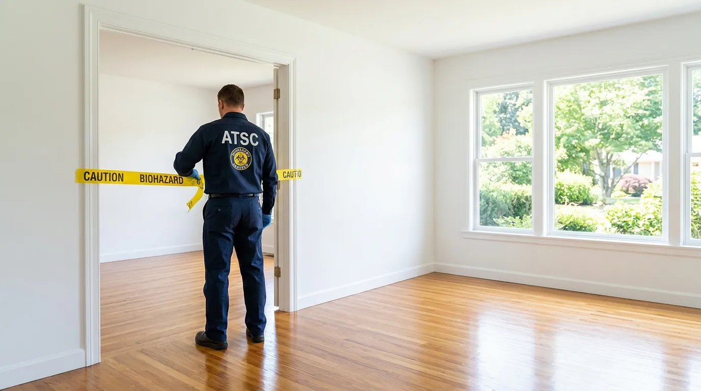 Certified biohazard cleanup crew performing Decomposition Cleanup in Hawthorn Woods