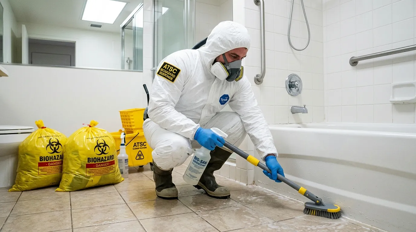 Decontamination equipment deployed for Blood Cleanup in Hawthorn Woods